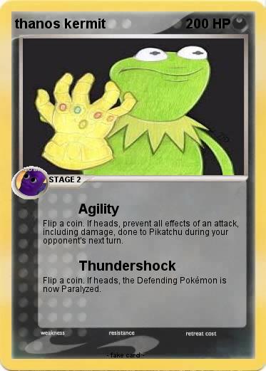 Pokemon thanos kermit