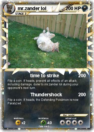 Pokemon mr.zander lol