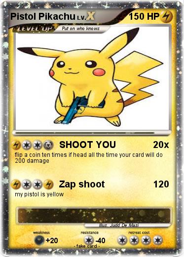 Pokemon Pistol Pikachu