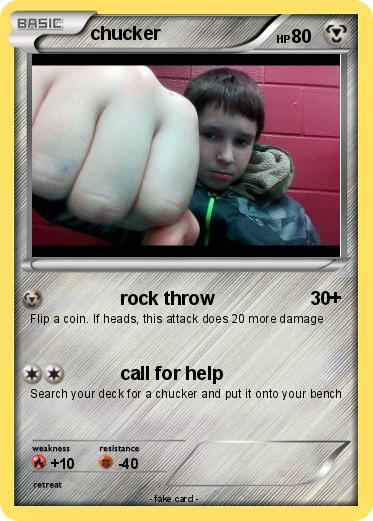 Pokemon chucker