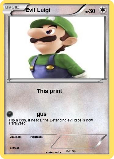 Pokemon Evil Luigi