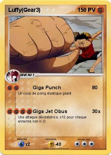 Pokemon Luffy(Gear3)