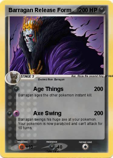 Pokemon Barragan Release Form