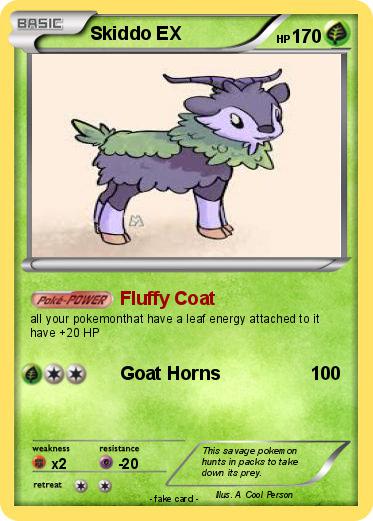 Pokemon Skiddo EX