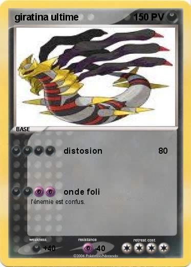 Pokemon giratina ultime