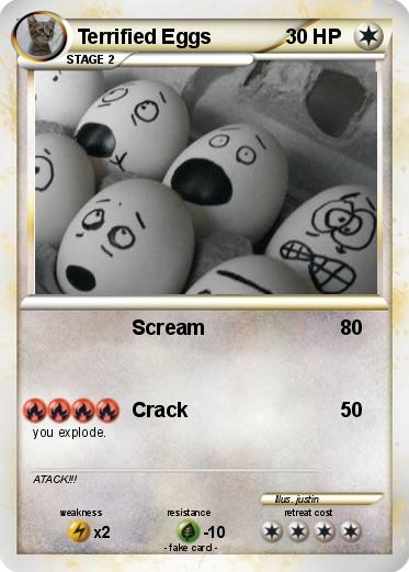 Pokemon Terrified Eggs