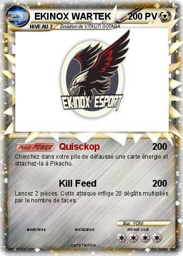 Pokemon EKINOX WARTEK