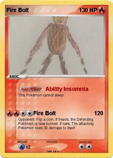 Pokemon Fire Bolt