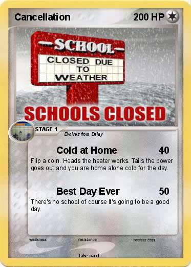 Pokemon Cancellation