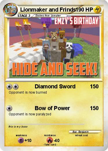 Pokemon Lionmaker and Frinds