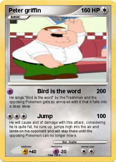 Pokemon Peter griffin