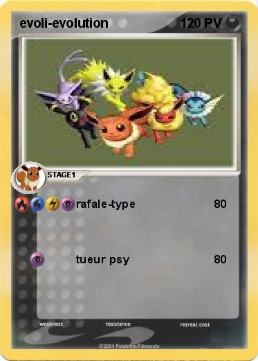Pokemon evoli-evolution