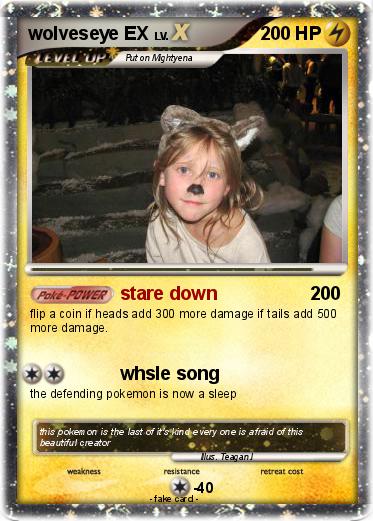 Pokemon wolveseye EX