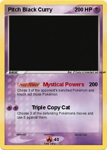 Pokemon Pitch Black Curry