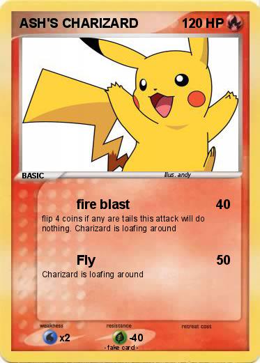 Pokemon ASH'S CHARIZARD