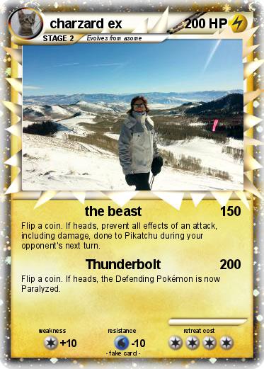 Pokemon charzard ex