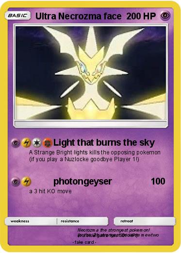 Pokemon Ultra Necrozma face