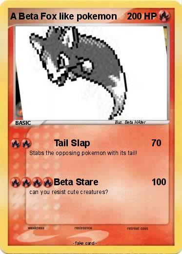 Pokemon A Beta Fox like pokemon