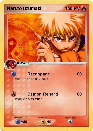 Pokemon Naruto uzumaki
