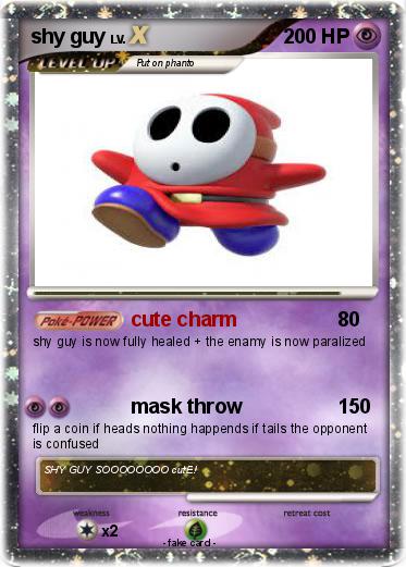 Pokemon shy guy