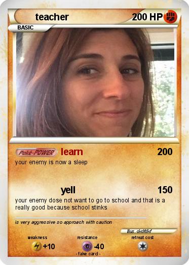 Pokemon teacher