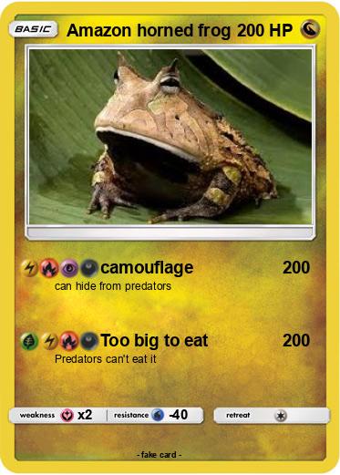 Pokemon Amazon horned frog