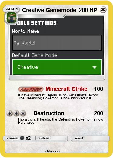 Pokemon Creative Gamemode