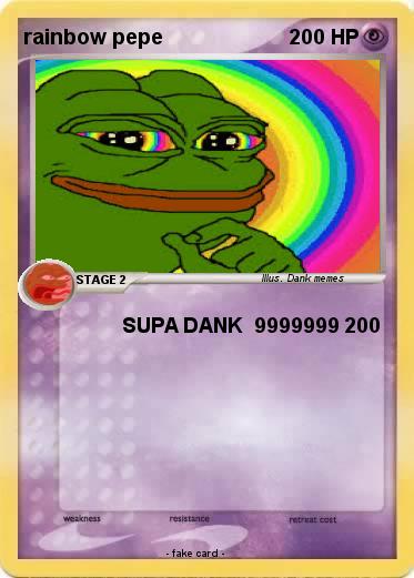 Pokemon rainbow pepe