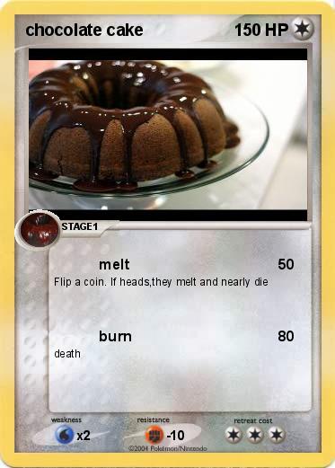 Pokemon chocolate cake