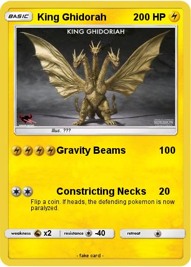 Pokemon King Ghidorah