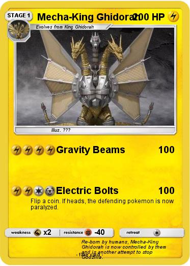 Pokemon Mecha-King Ghidorah