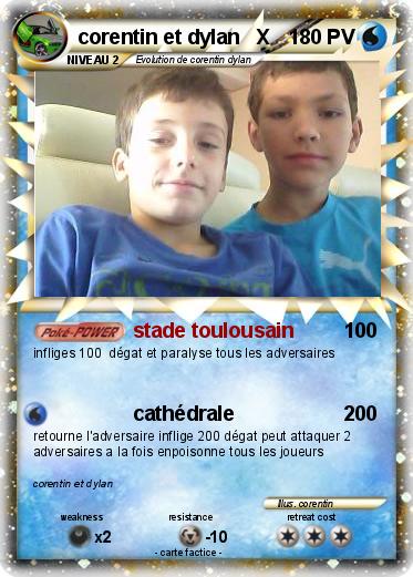 Pokemon corentin et dylan   X