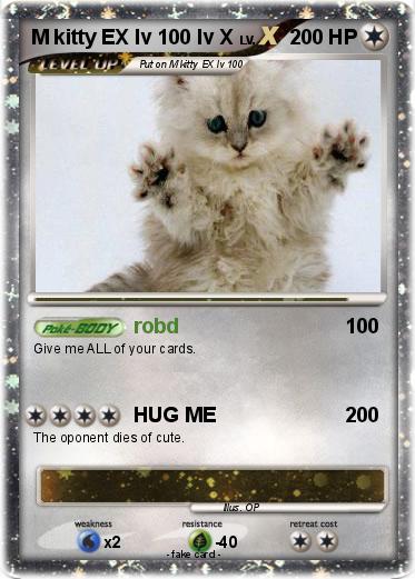 Pokemon M kitty EX lv 100 lv X