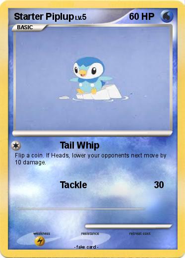Pokemon Starter Piplup