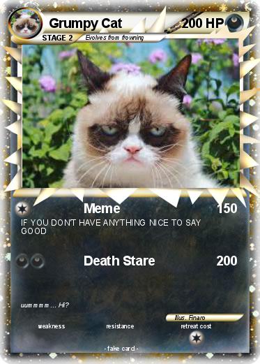 Pokemon Grumpy Cat