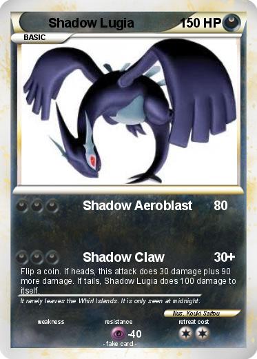 Pokemon Shadow Lugia