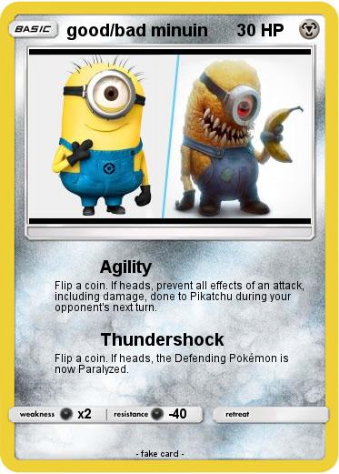 Pokemon good/bad minuin