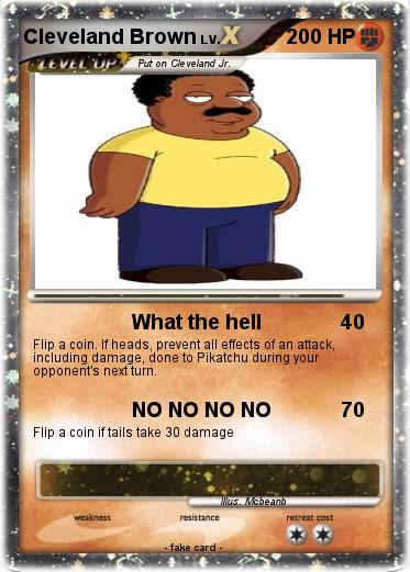 Pokemon Cleveland Brown