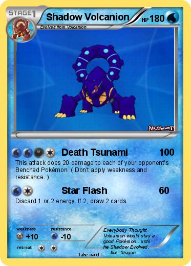 Pokemon Shadow Volcanion