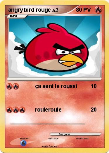 Pokemon angry bird rouge