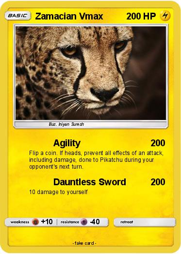 Pokemon Zamacian Vmax