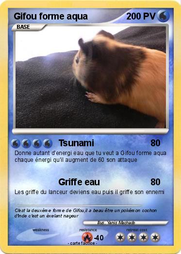 Pokemon Gifou forme aqua
