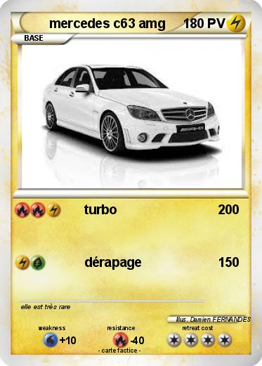 Pokemon mercedes c63 amg