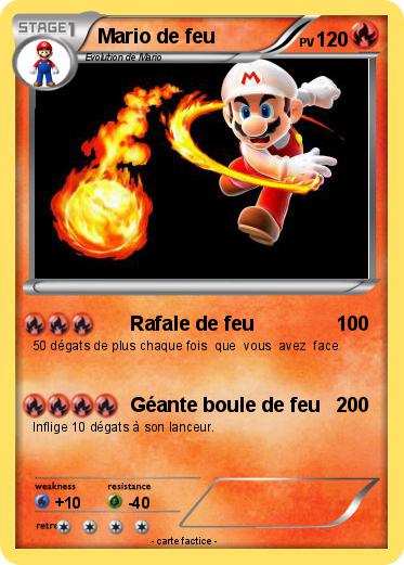 Pokemon Mario de feu