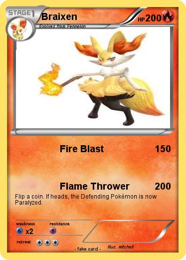 Pokemon Braixen