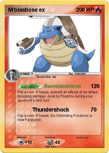 Pokemon M blastiose ex