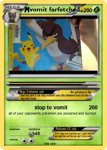 Pokemon vomit farfetched