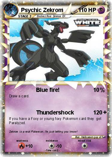 Pokemon Psychic Zekrom