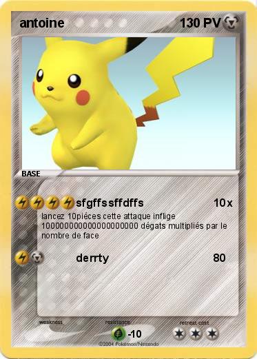 Pokemon antoine