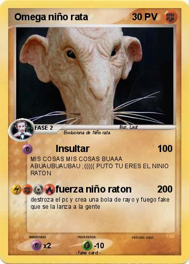 Pokemon Omega niño rata